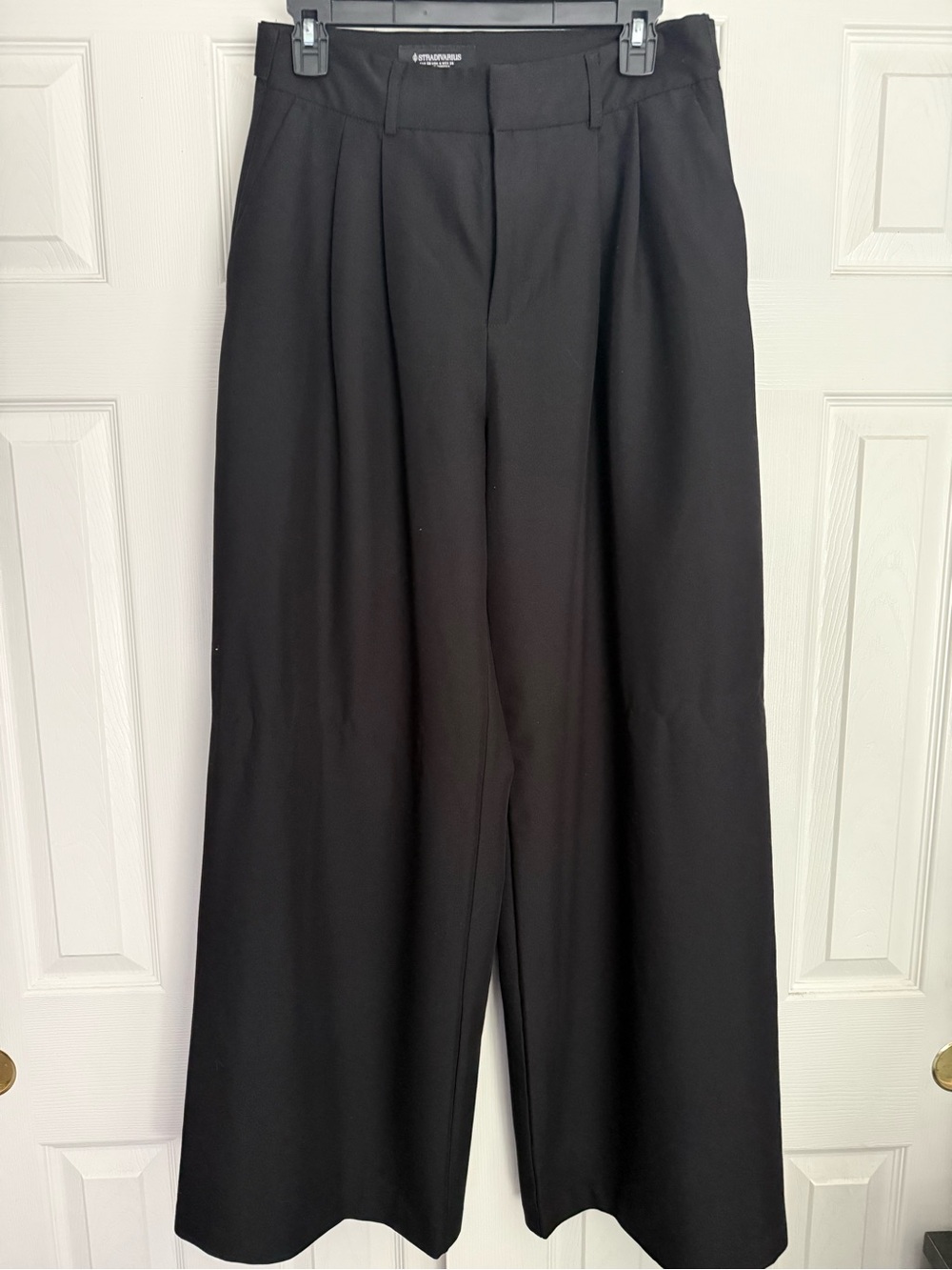 Stradivarius Black Wide-Leg women’s Dress Pants
